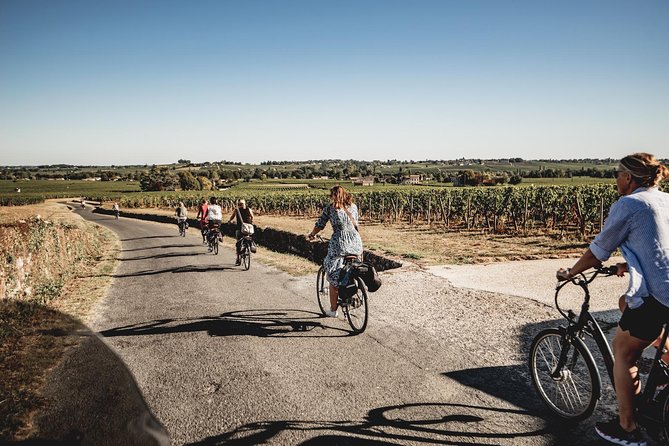 Saint-Emilion Electric Bike Day Tour with Wine Tastings & Lunch - From Bordeaux pickup to vineyard departure, minus the stress