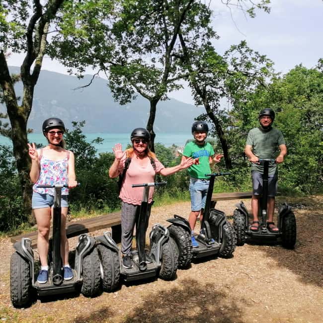 Segway hike 2h00 Aix les Bains between lake and forest - Entering Aix les Bains on Two Wheels, Not on a Timetable