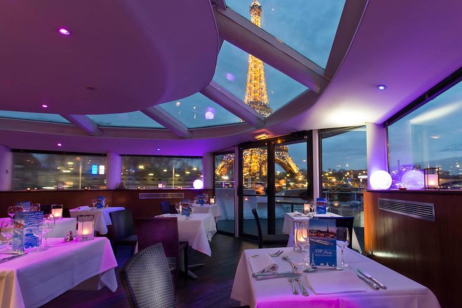 Seine River Dinner Cruise with Live Singer by VIP Yacht de Paris - The Seine at Night: Eiffel Tower, Notre-Dame, and the Best Photo Rhythm