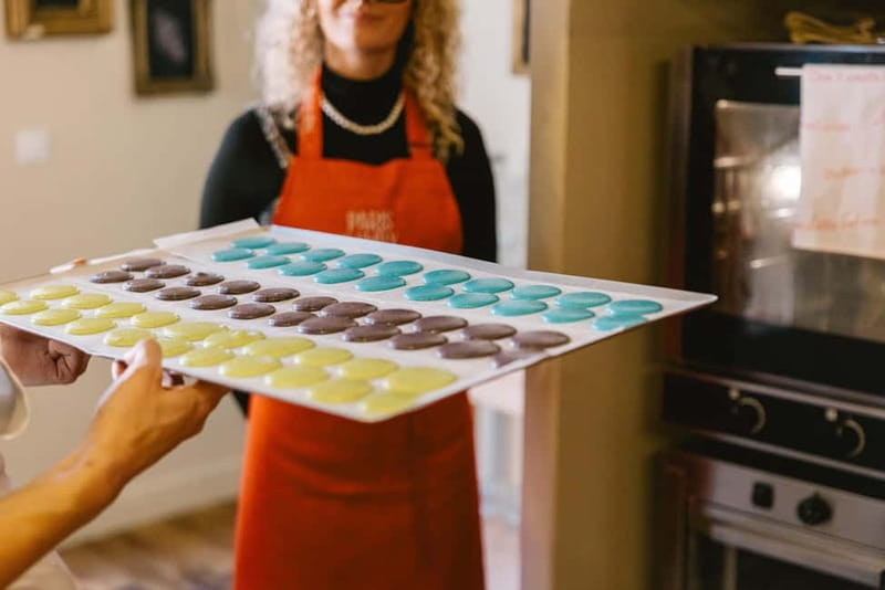 The Official Emily in Paris Macaron-Making Workshop - The Hands-On Flow: Mixing, Piping, and Making the Shells