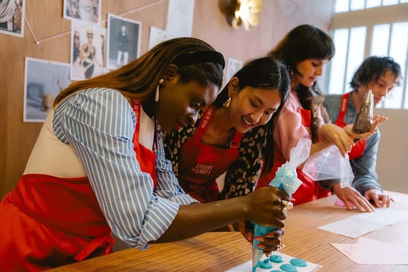 The Official Emily in Paris Macaron-Making Workshop - What You Make: Vanilla Plus the Official Emily Lavender Macaron
