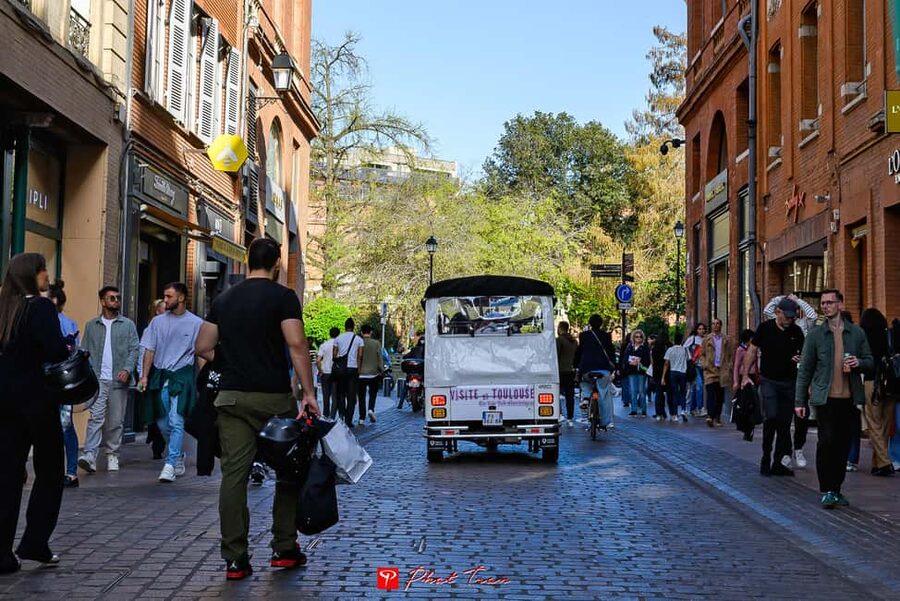 Toulouse: Electric Tuk-Tuk Tour with Photo Stops and Audio - Gallo-romain walls and bridge views: the “wow, that’s Toulouse” segment