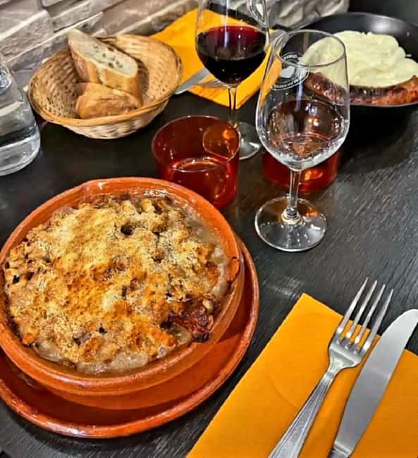 Toulouse: Guided Food Tour with Full Meal and Drinks - Pink City start point at Fontaine Griffoul, near Place Sainte-Etienne