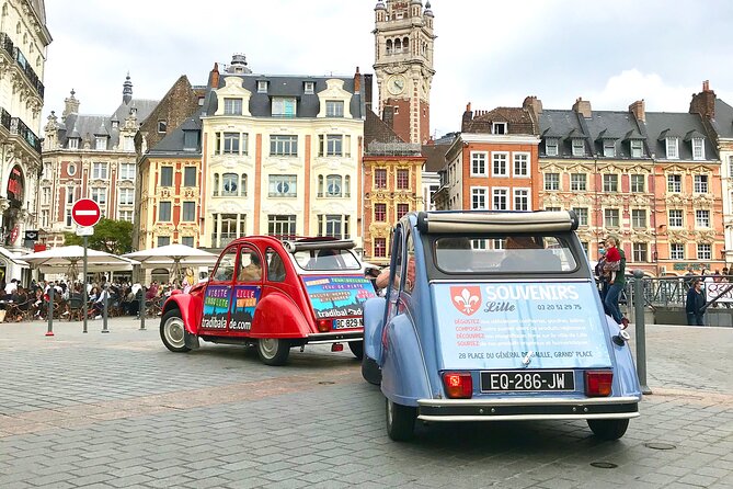 Unique Tour of Lille by Convertible 2CV - 1h00 - Porte de Paris to Place de la République: seeing Lille’s flow